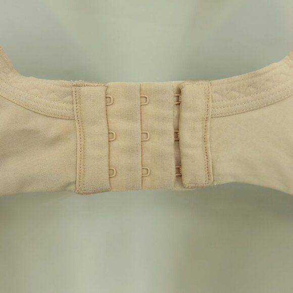 Warners 36C Bra 2055 Invisible Bliss Wireless T Shirt Solid Beige Lined Women - Picture 9 of 15